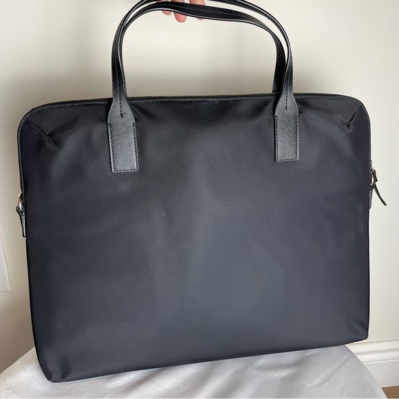 Kate Spade New York Nylon Laptop Work Bag | Black | With Strap - Picture 8 of 11